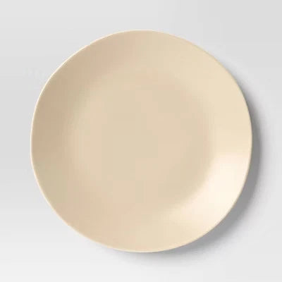 12pc Aralia Organic Coupe Dinnerware Set Beige - Threshold